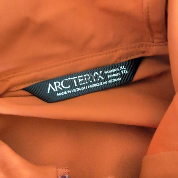 NWT Arc'teryx Sima Pullover Hoodie Jacket Women's‎ XL Orange Pink Hiking RARE - Picture 10 of 13